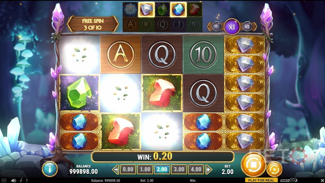 Snag glittering gems to boost your pokie payouts