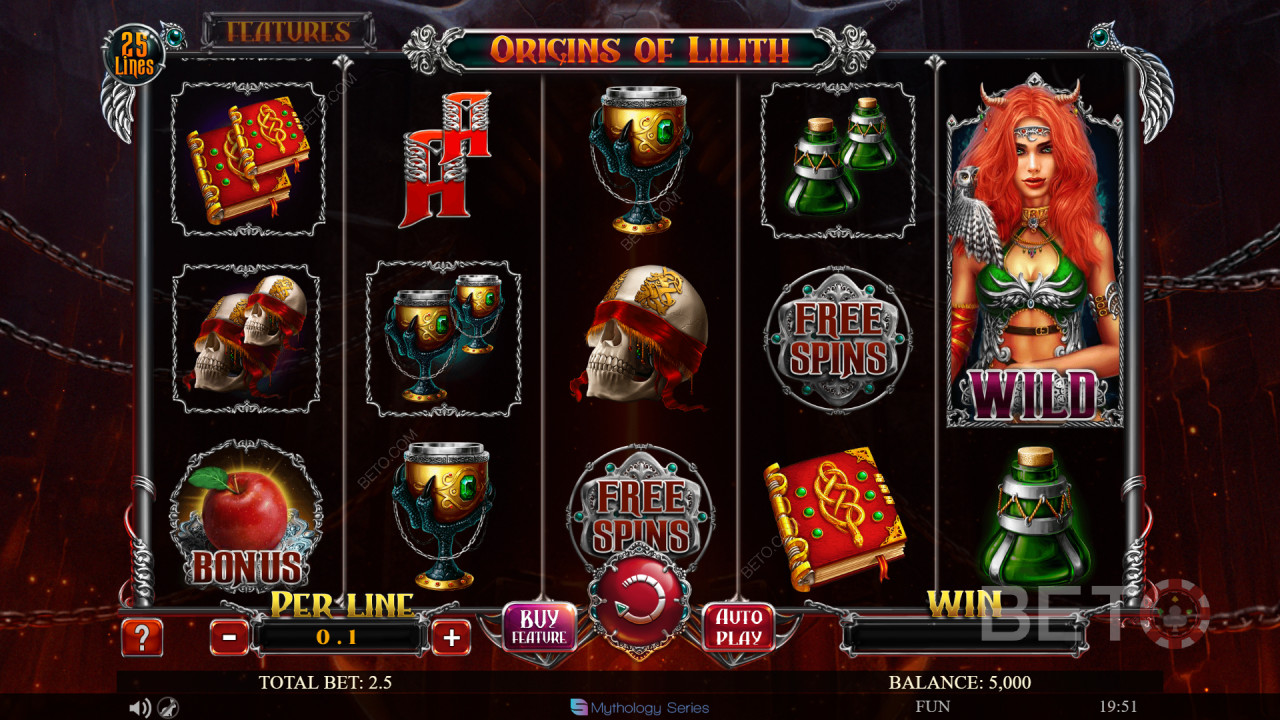 Origins Of Lilith Review by BETO Pokies