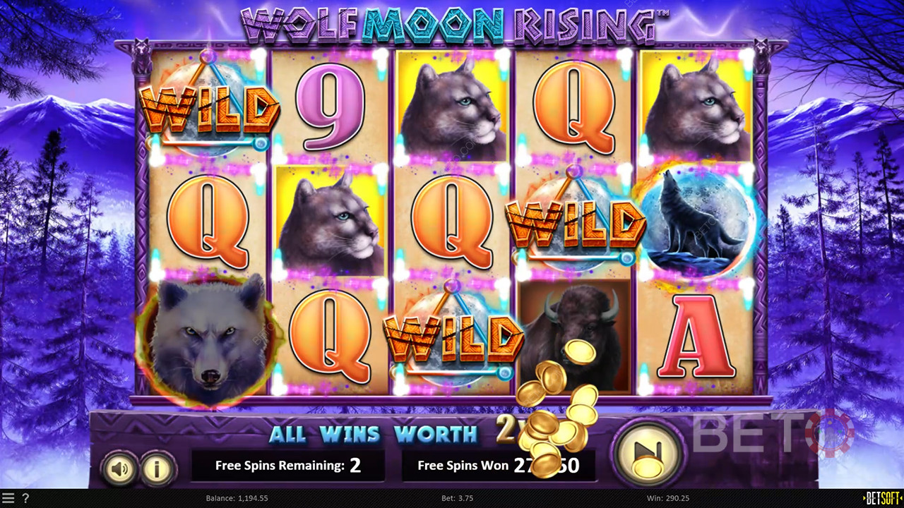 Wolf Moon Rising: BETO Pokies