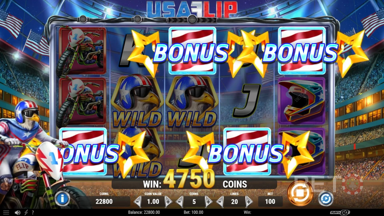 USA Flip Review by BETO Pokies