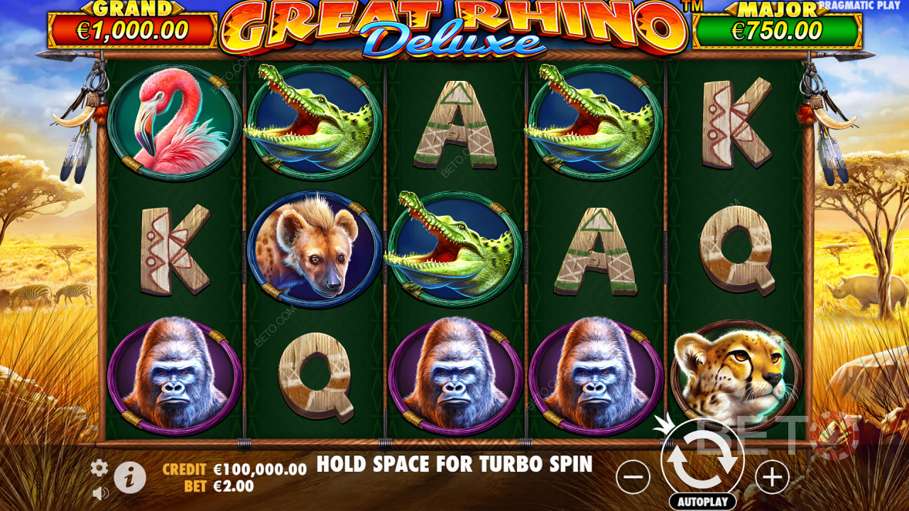 Tackling Great Rhino Deluxe by Pragmatic Play
