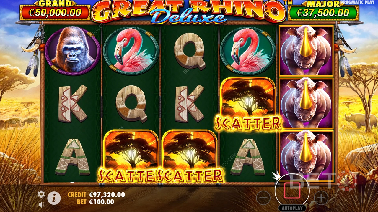 Great Rhino Deluxe Review by BETO Pokies