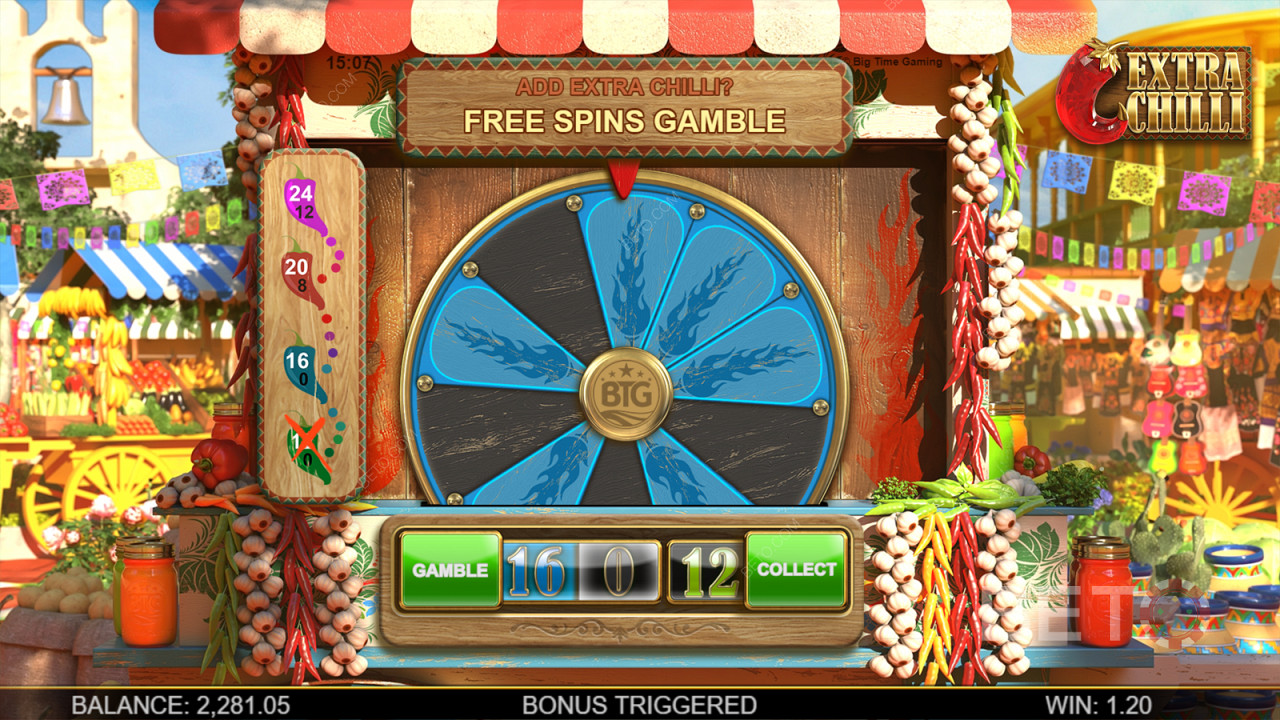 Punt Free Spins in Extra Chilli Megaways