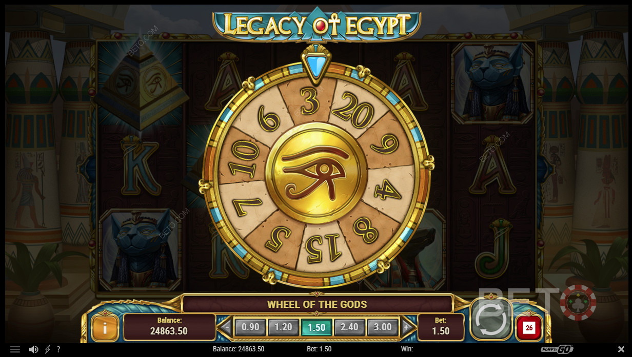 Unique Bonus in Legacy Of Egypt