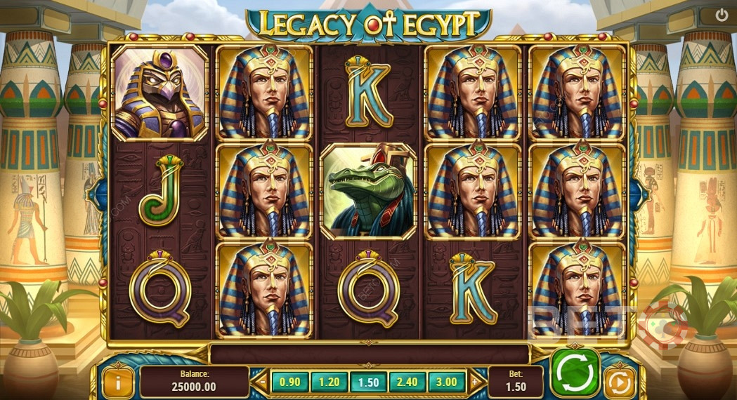 Top Paying Symbols in Legacy of Egypt