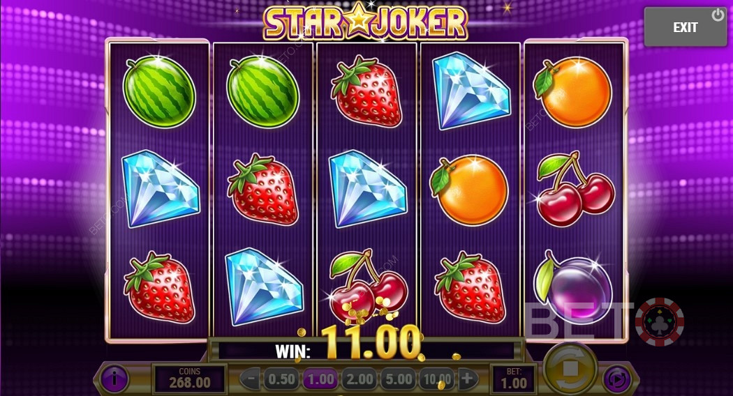 Scoring a ripper payout on the reels of Star Joker
