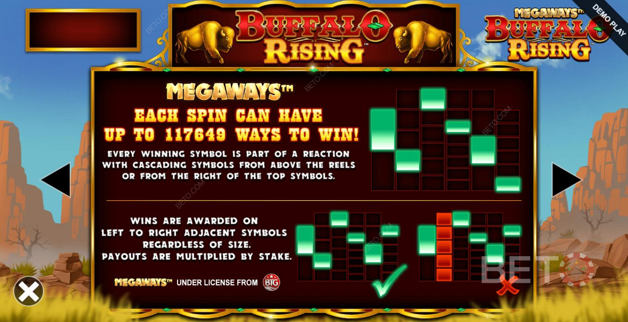 The opening screen of this pokie machine