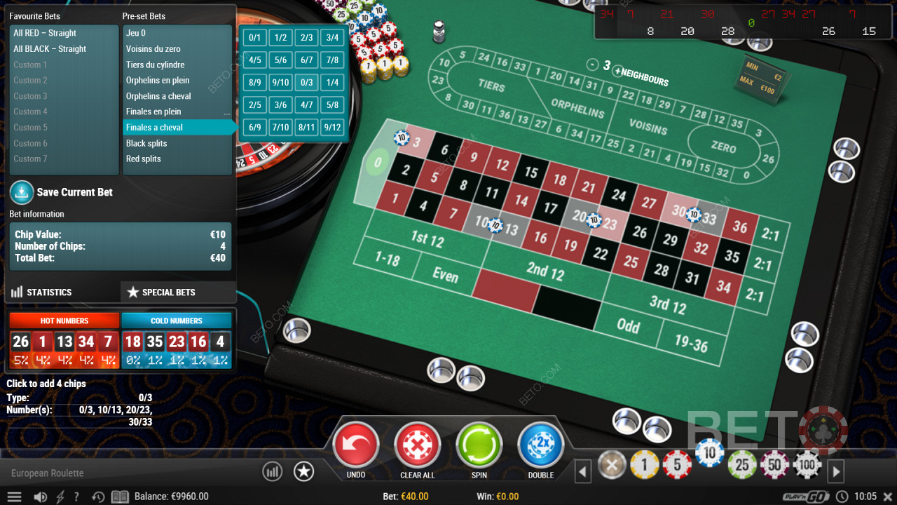 Unique Wagering Choices in European Roulette Pro Pokie
