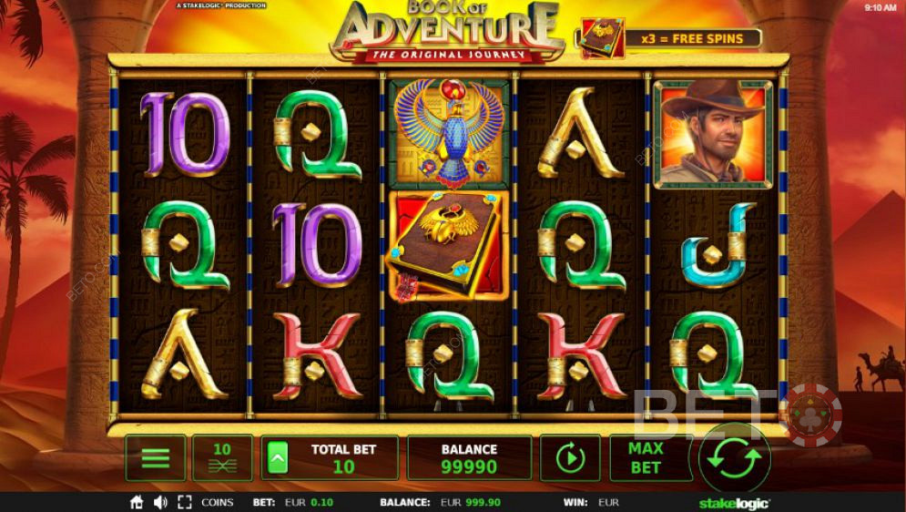 Score three Book icons for a ripper Free Spins Bonus Round