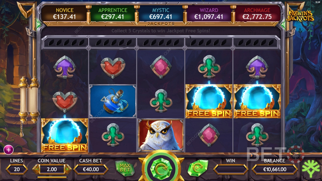 Ozwin's Jackpots Free Play