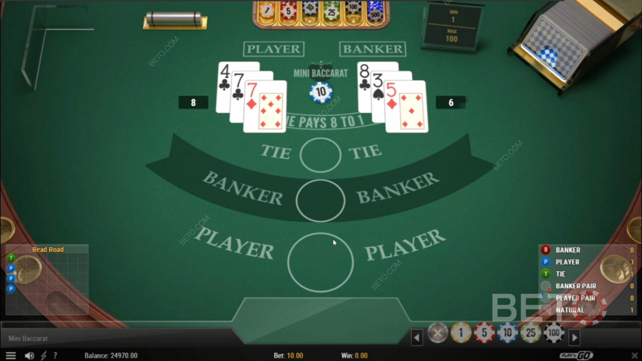 Mini Baccarat by Play