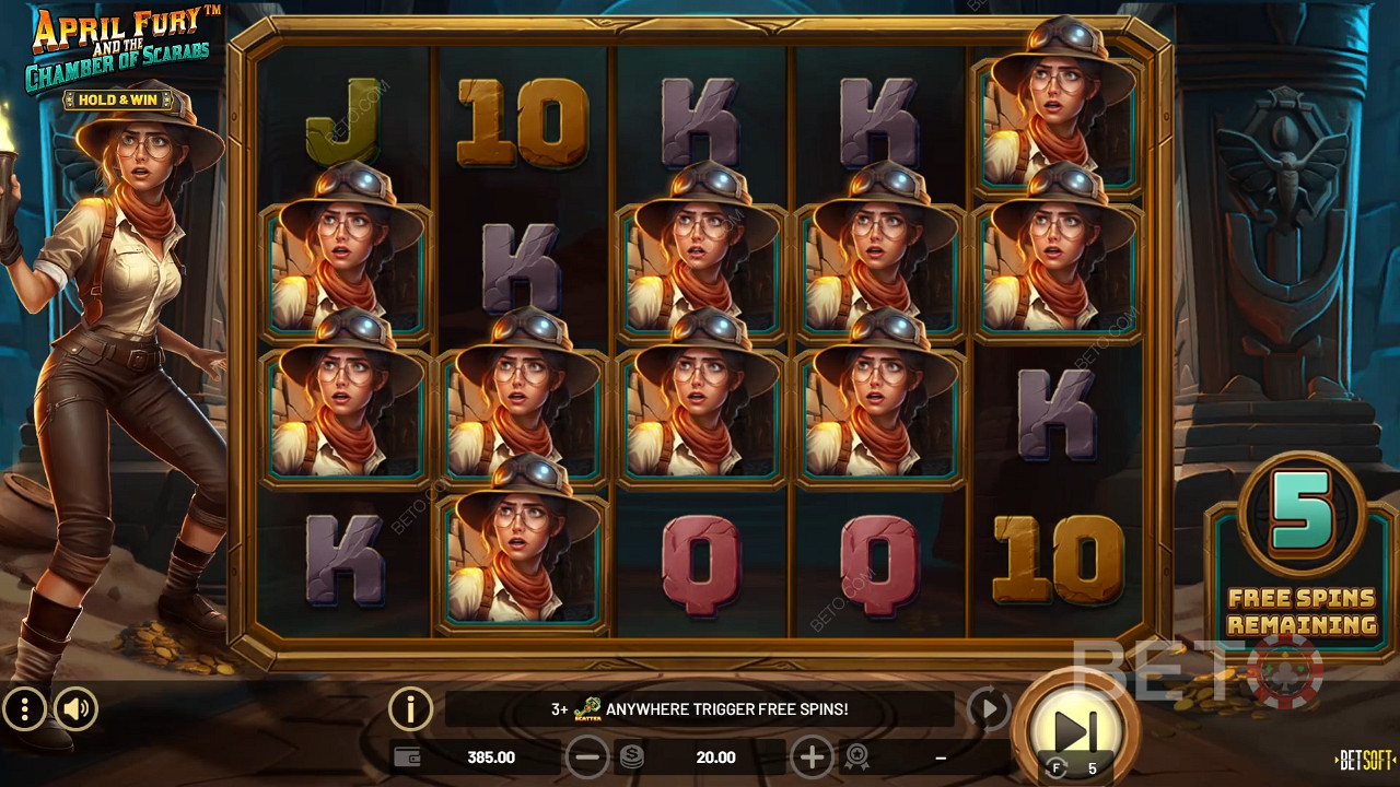 April Fury and the Chamber of Scarabs  Free Play