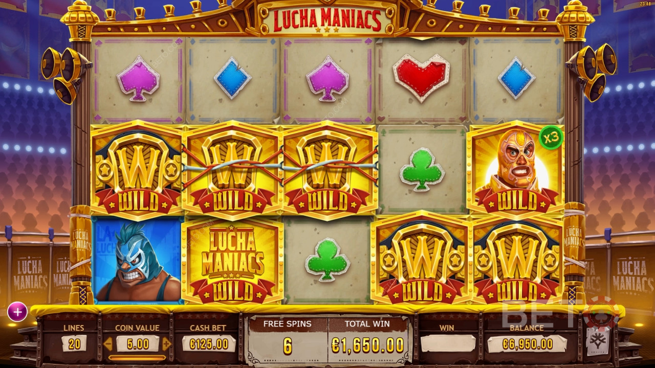 Lucha Maniacs Review by BETO Pokies