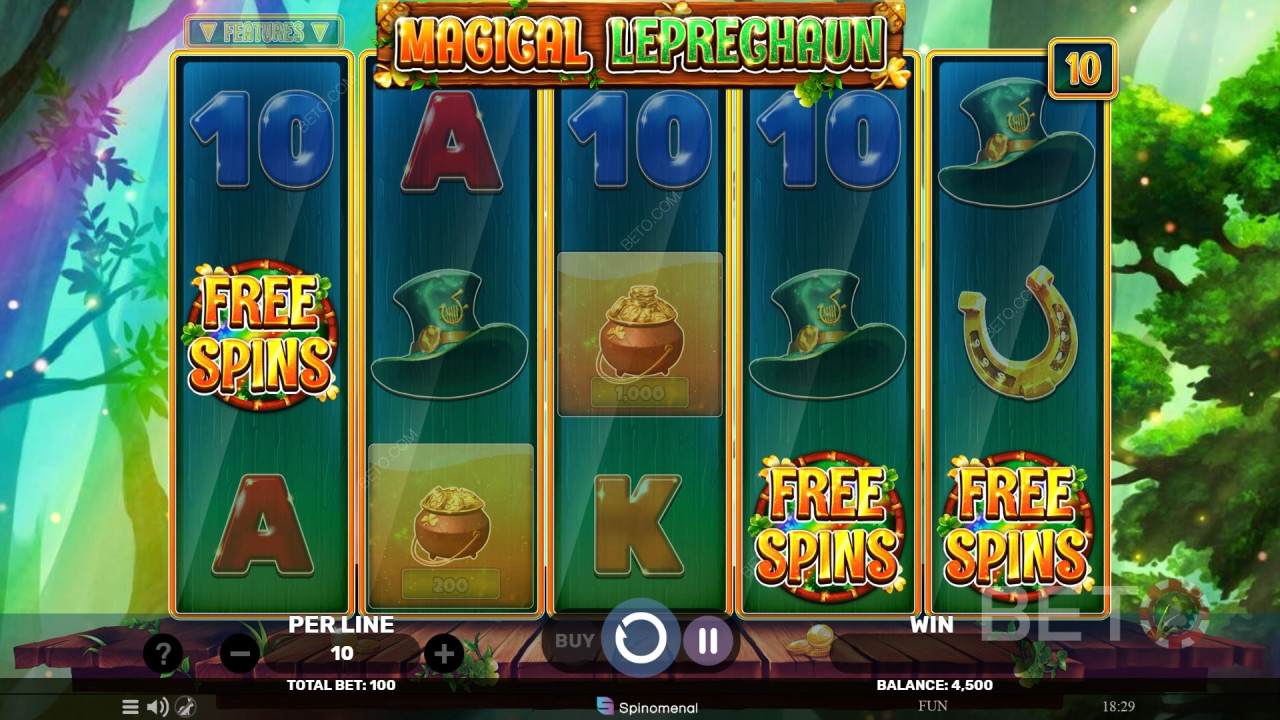 Ripper Bonus Features in Magical Leprechaun by Spinomenal