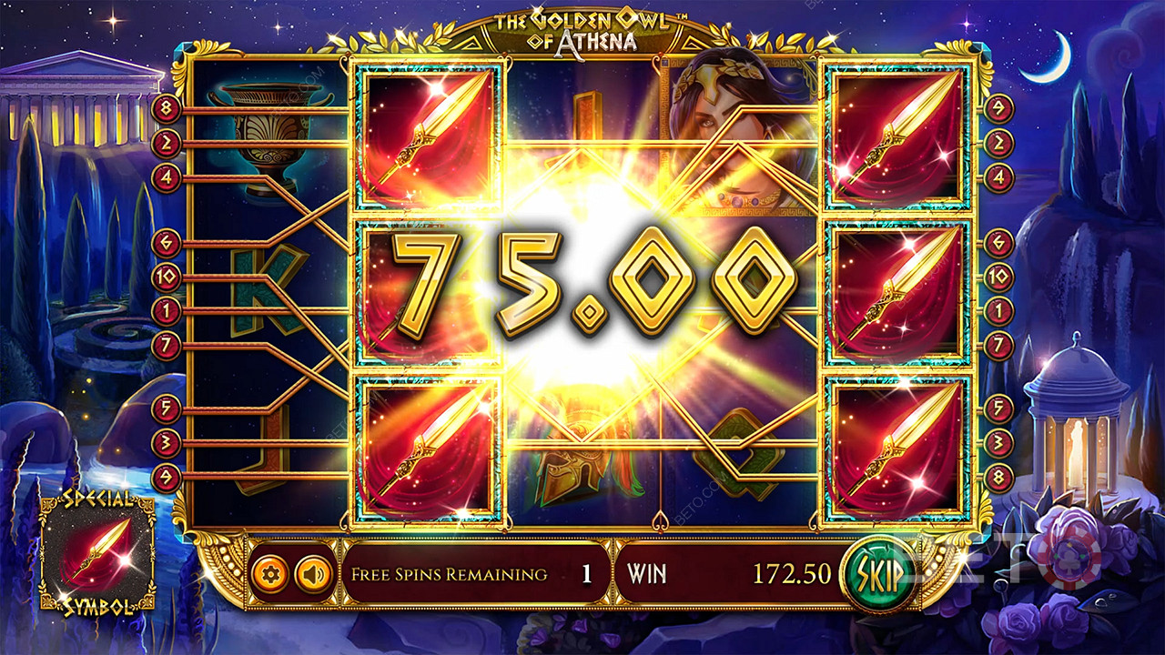 The Golden Owl Of Athena Review by BETO Pokies