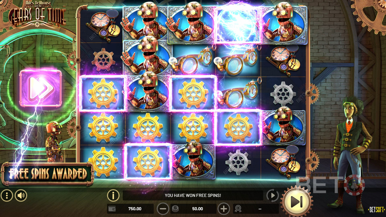 Miles Bellhouse And The Cogs Of Time Review by BETO Pokies