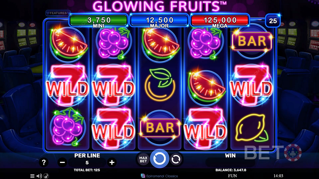 Glowing Fruits: BETO Pokies