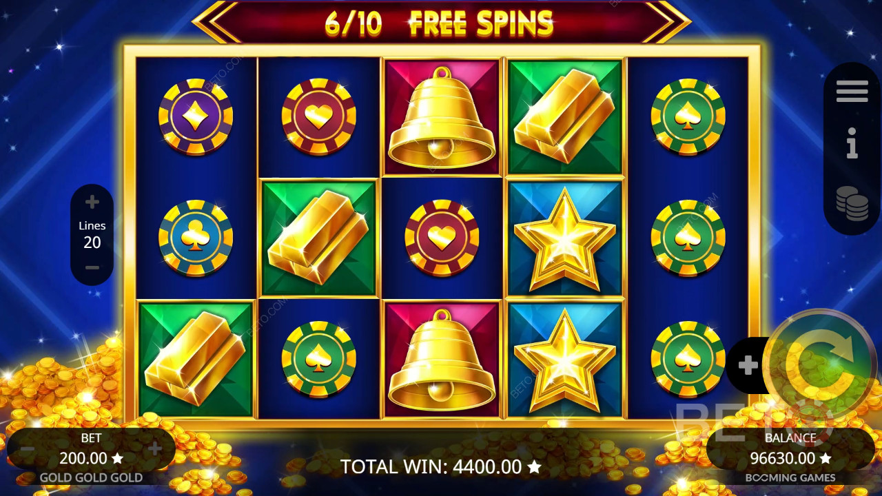 Ripper Bonuses Revealed in Gold Gold Gold by Booming Games
