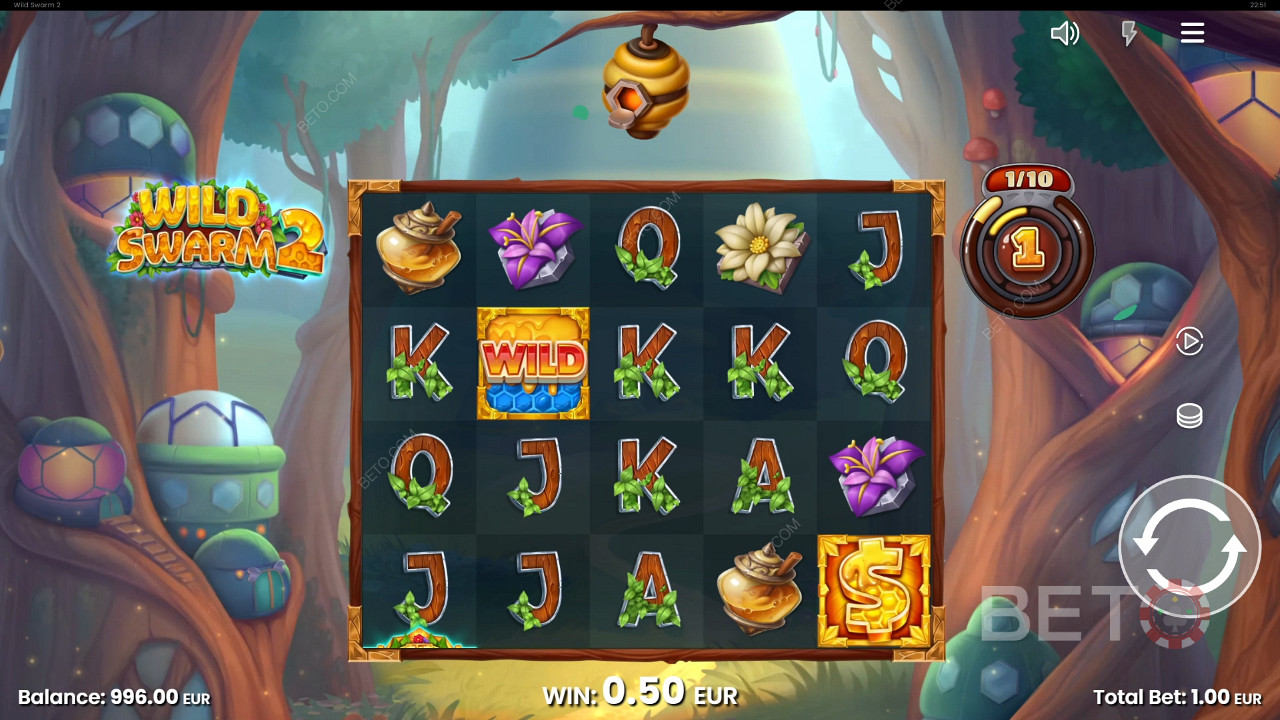 Score 10,000x Your Wager in Wild Swarm 2 Pokie