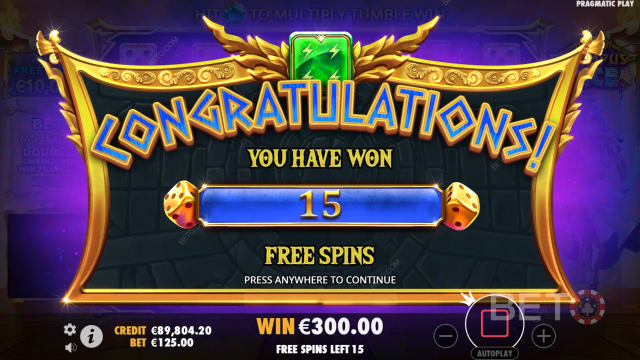Score Big in the Gates of Olympus Dice Pokie Machine!