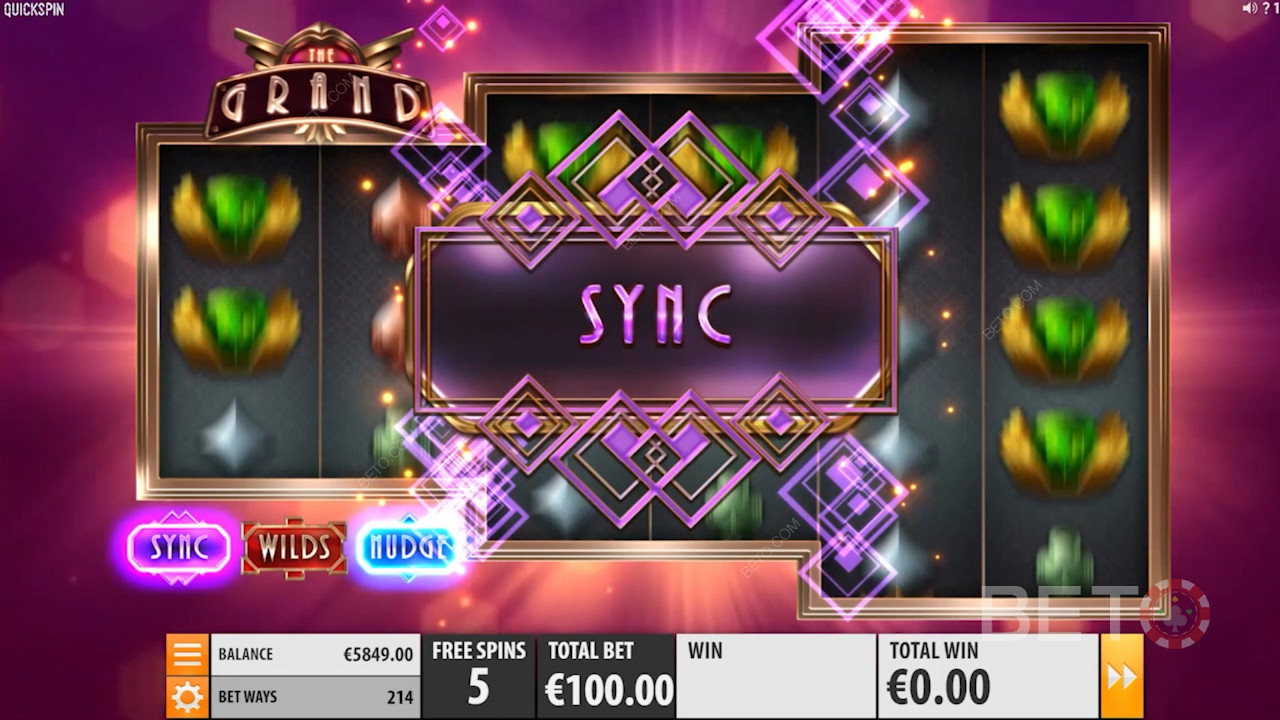 Pokies sync up for ripper bonus in The Grand