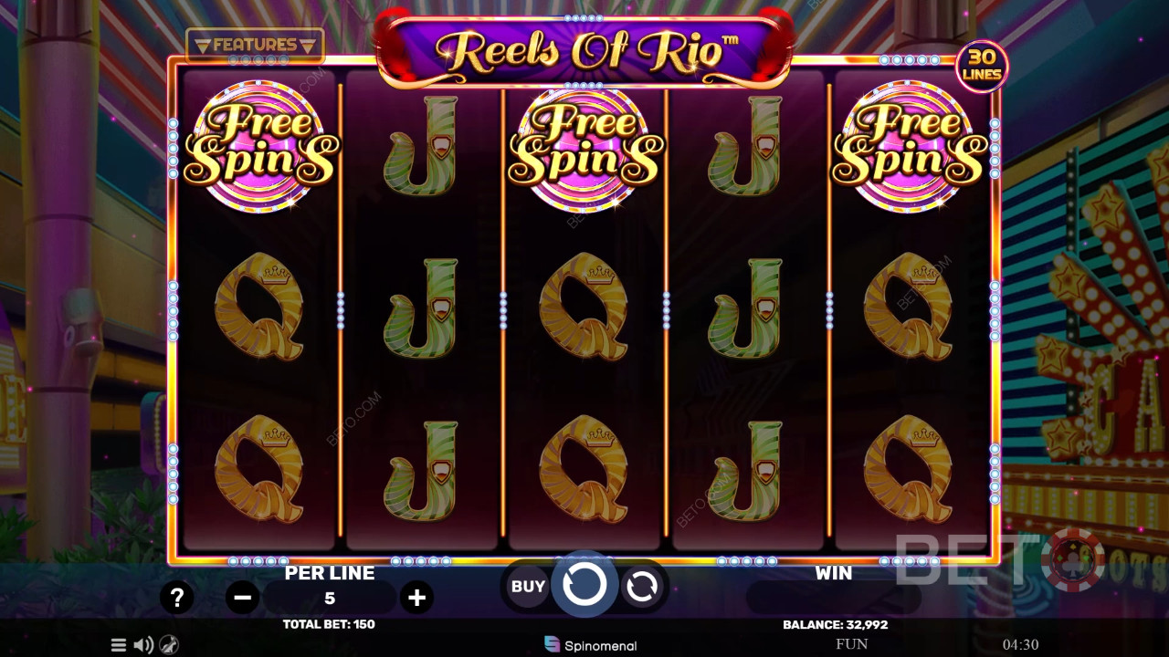 Reels Of Rio - Aussie Carnival Spin at BETO