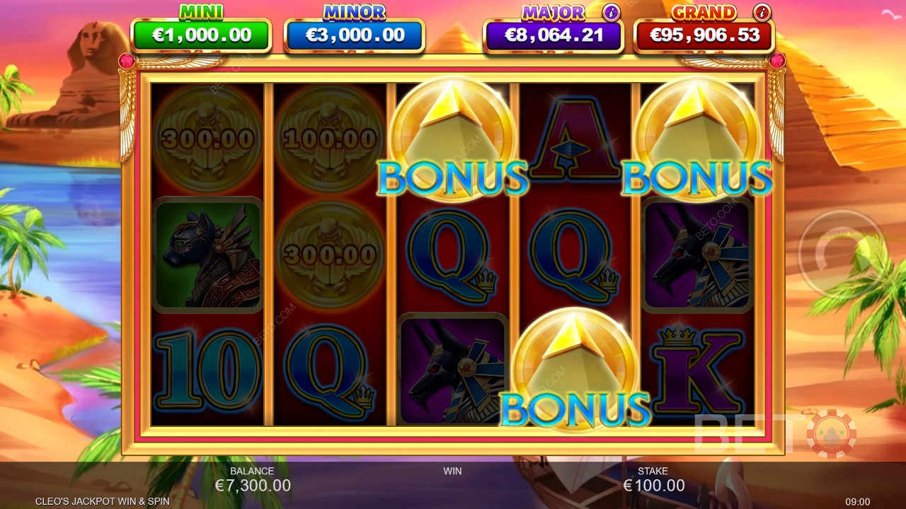 Cleo's Jackpot Win & Spin Free Play
