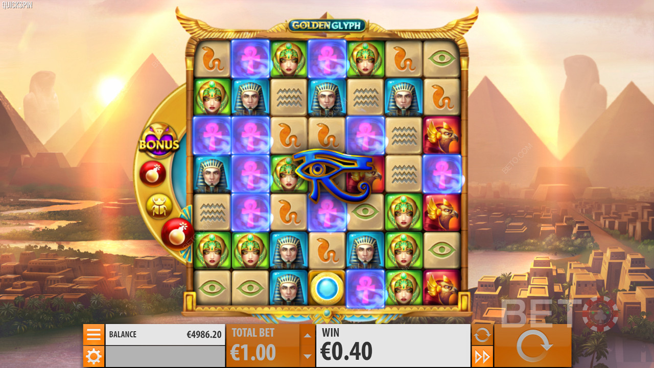 Rack up clusters to trigger the power wild bonus