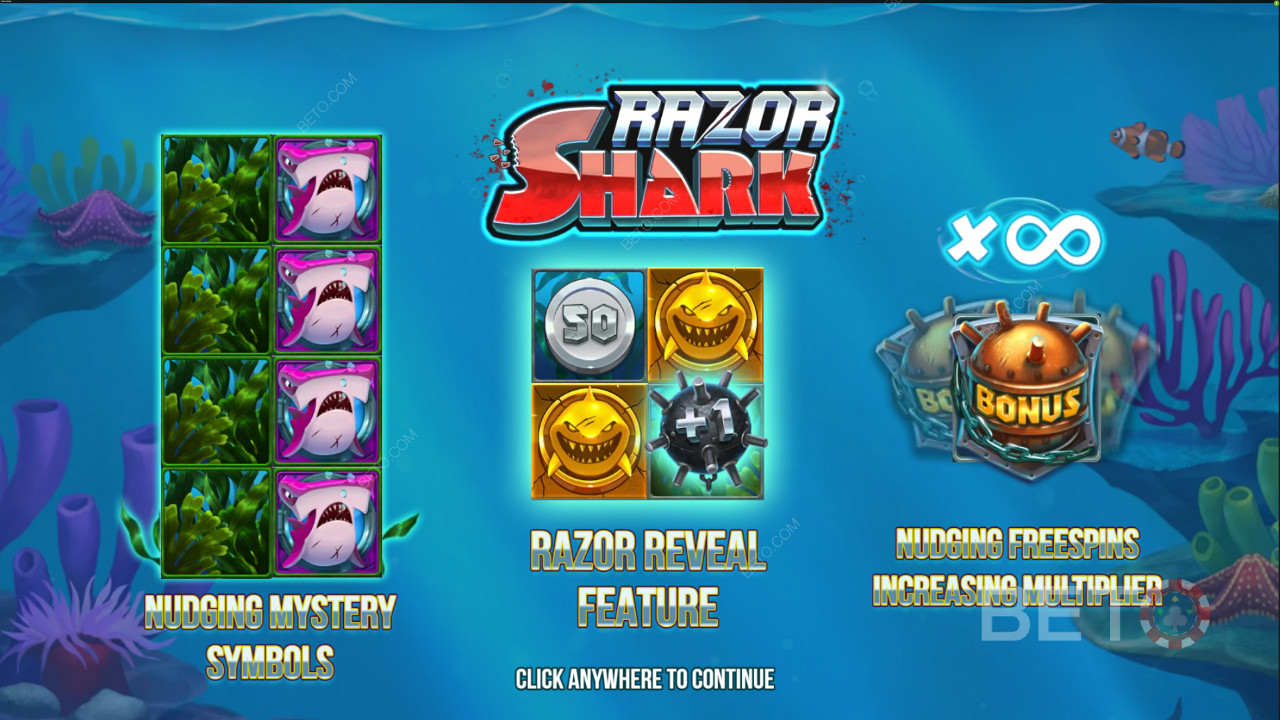 Dive into the Razor Shark pokie adventure