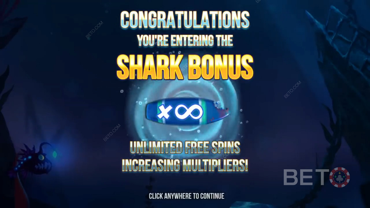 Bonus rounds in Razor Shark pokie
