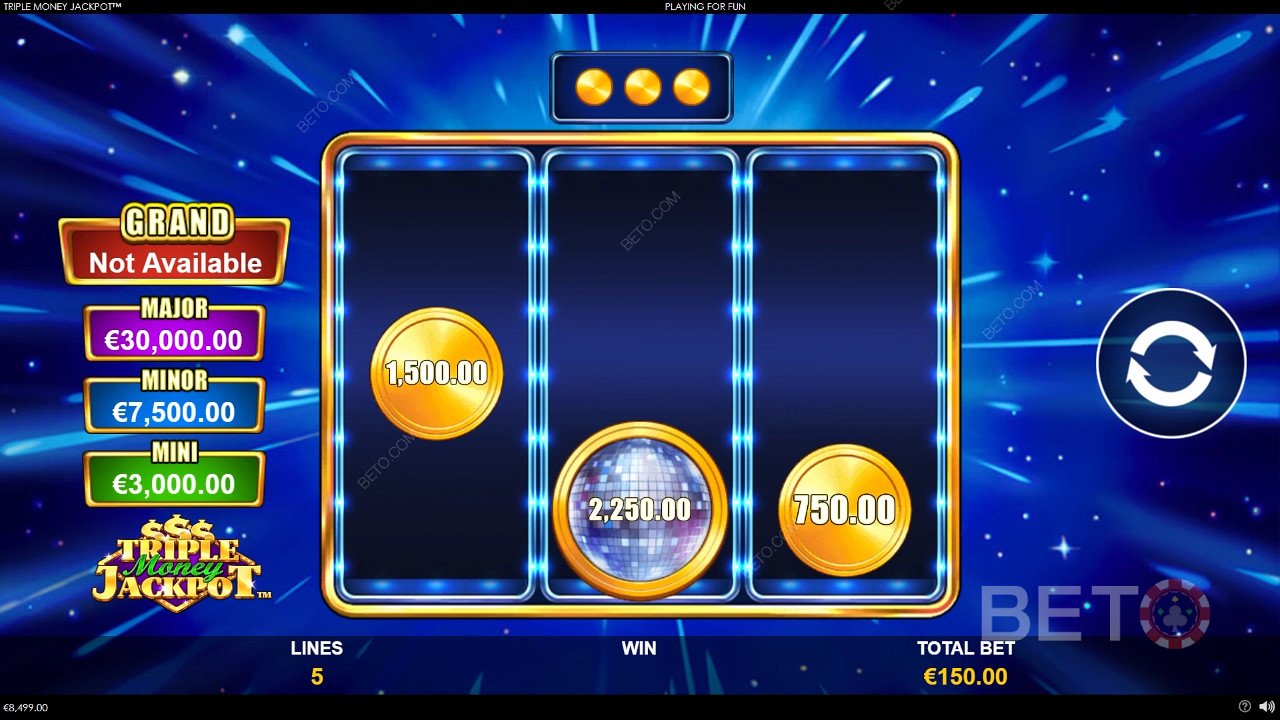 Score 1,334x Your Wager in Triple Money Jackpot Pokie!