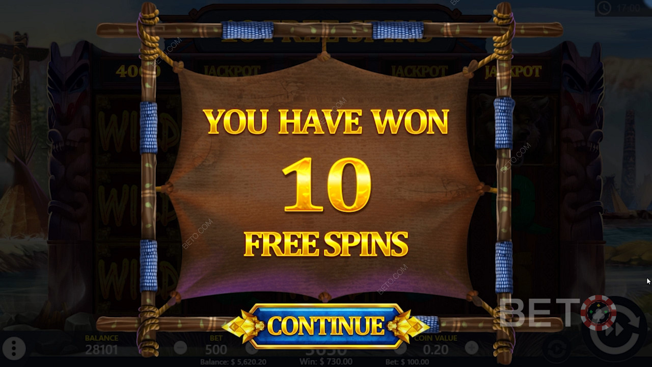 Score free spins in Wolf Riches pokie