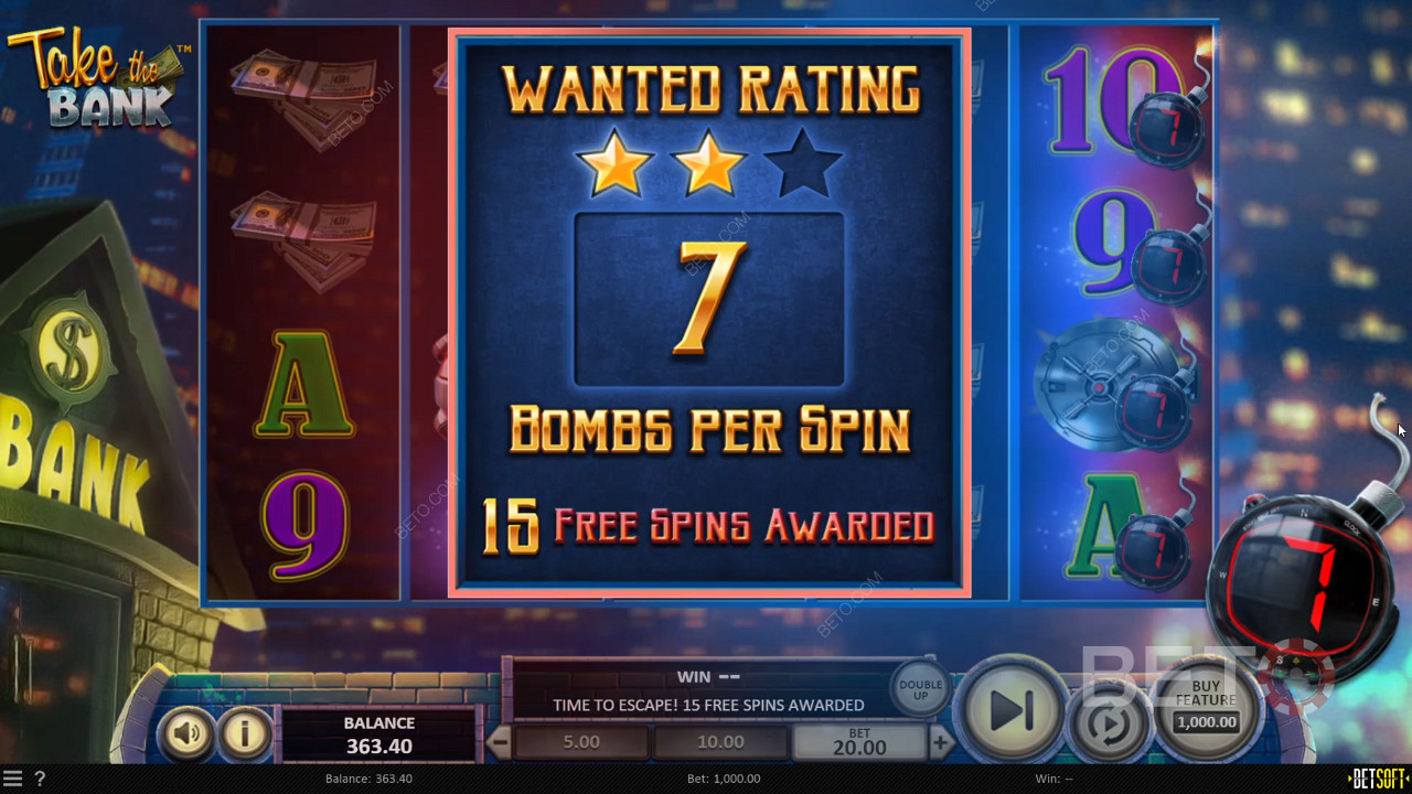 Snag Free Spins in Take The Bank pokie