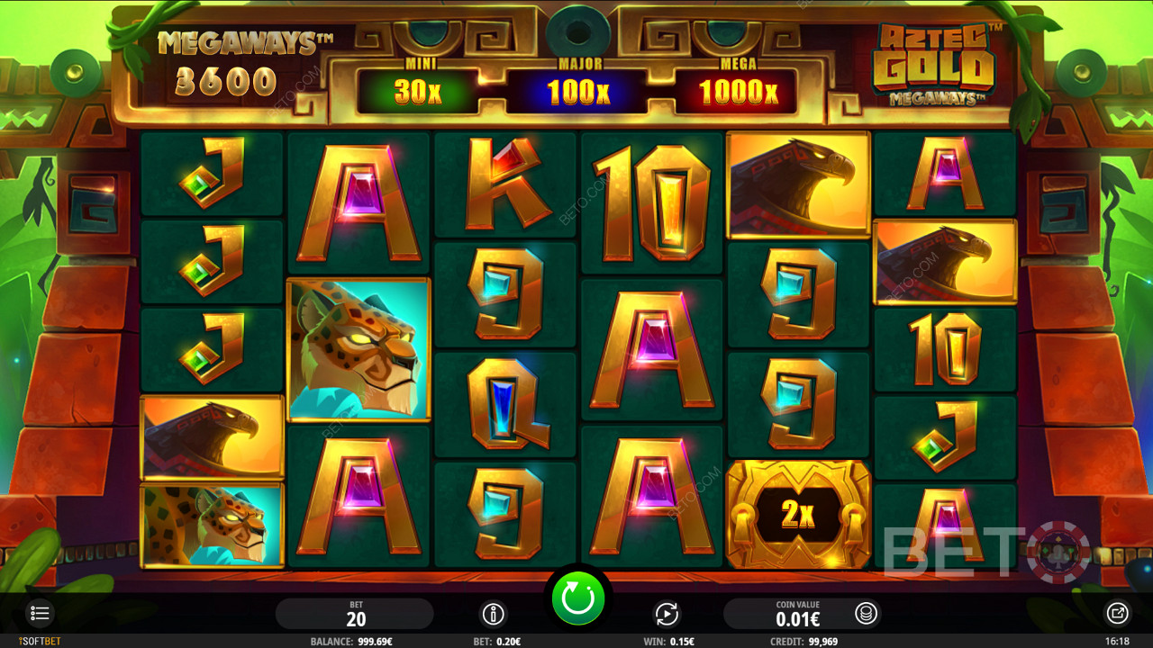 Aztec Gold Megaways online pokie