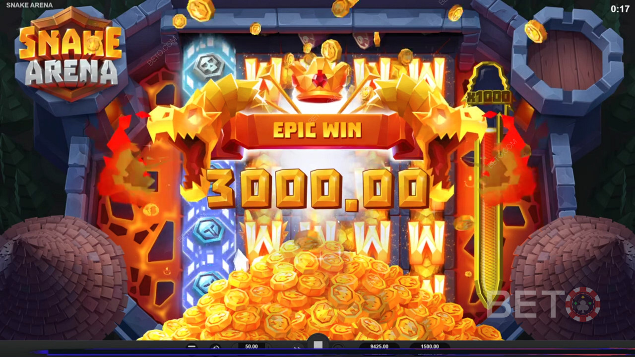 Snake Arena: Slither to Wins up to 2758.8x Your Bet with Buy Feature