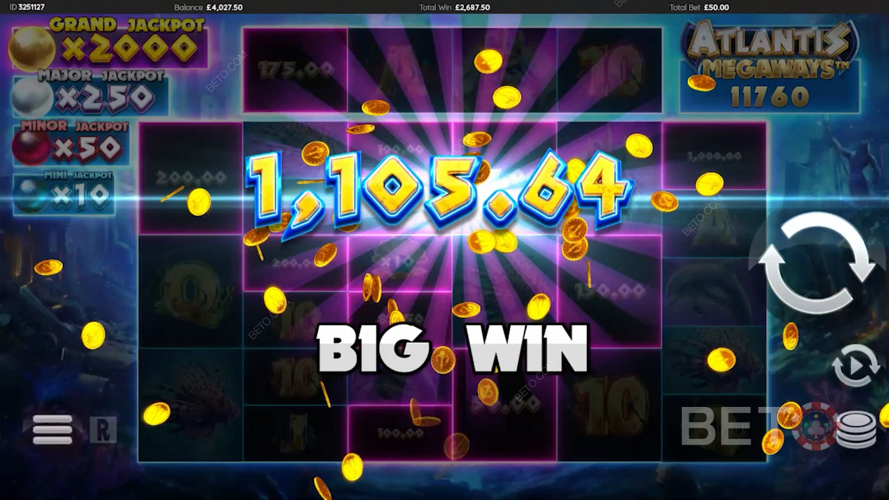 Dive into ripper wins with Atlantis Megaways pokie