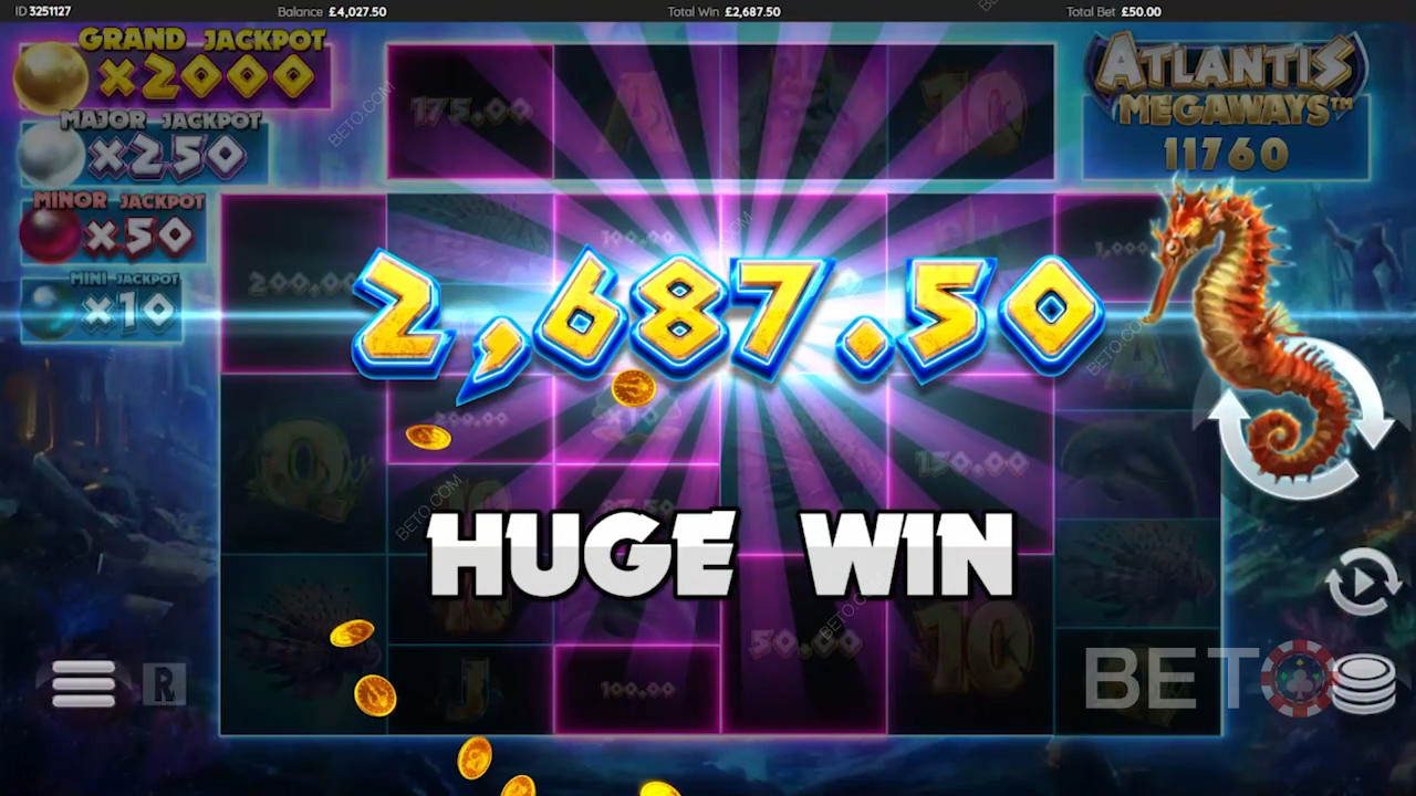 Rack up massive wins when Lady Luck