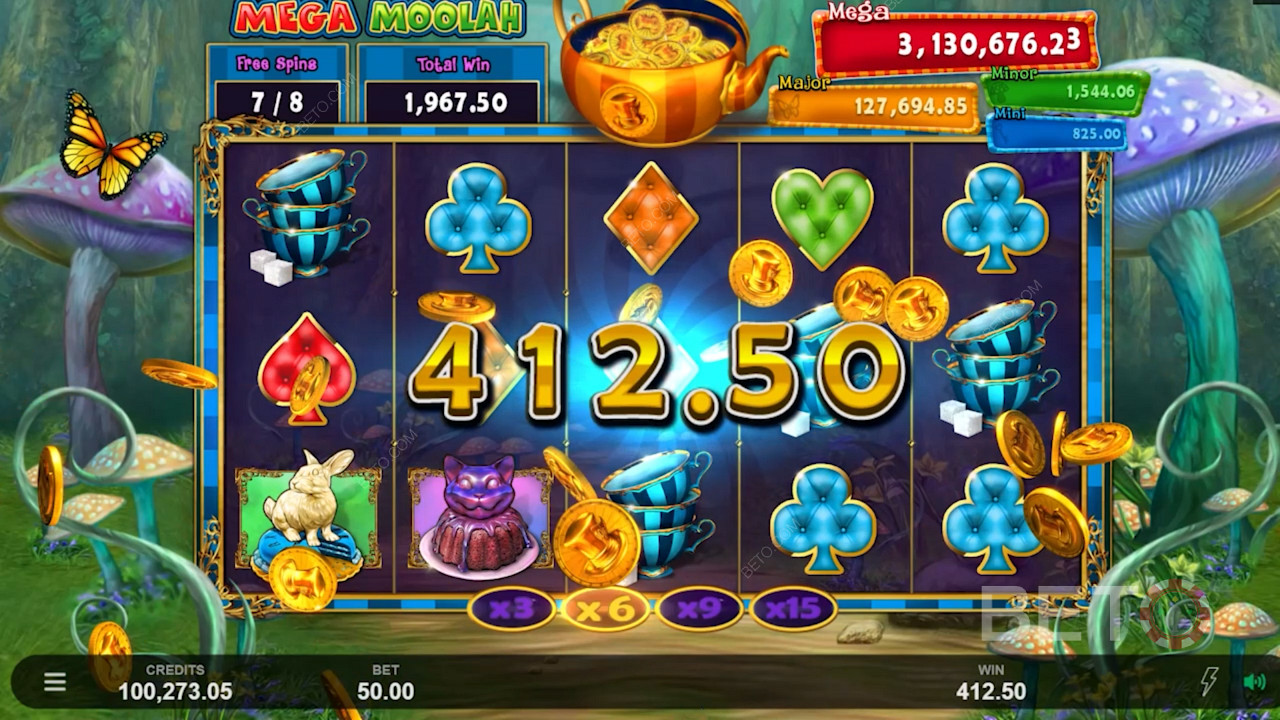 Score massive multipliers and ripper wins in Absolootly Mad: Mega Moolah