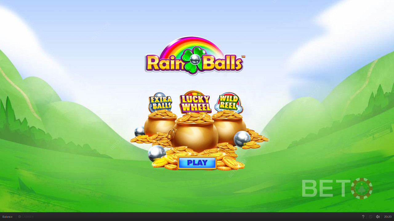 Ripper jackpots at the start of Rain Balls
