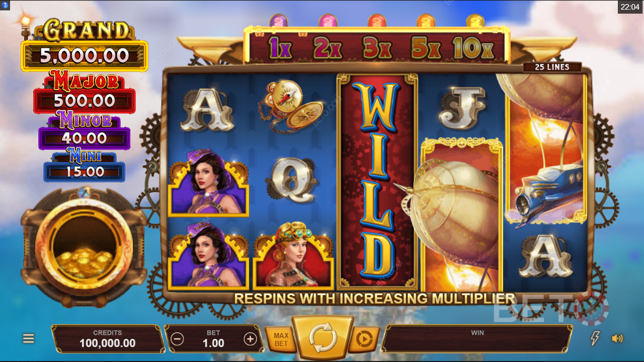 Stack up those Wild symbols for a ripper win