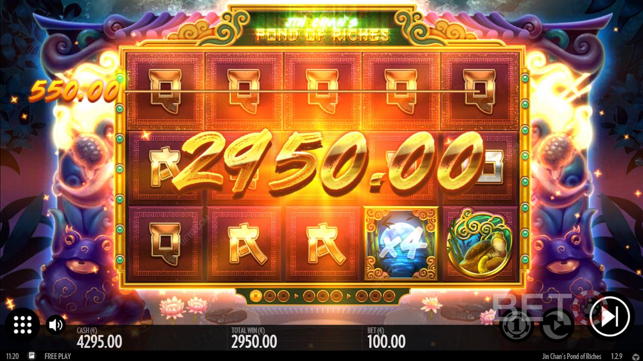 Let Jin Chan bless your luck with even more massive payouts