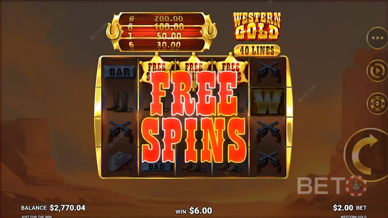 Snagging Free Spins in Western Gold