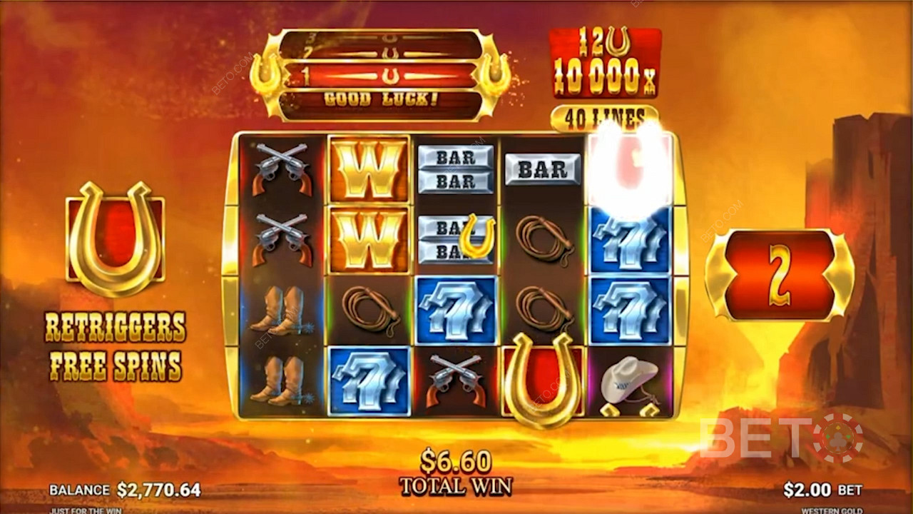 Ripper outback icons in Western Gold pokie
