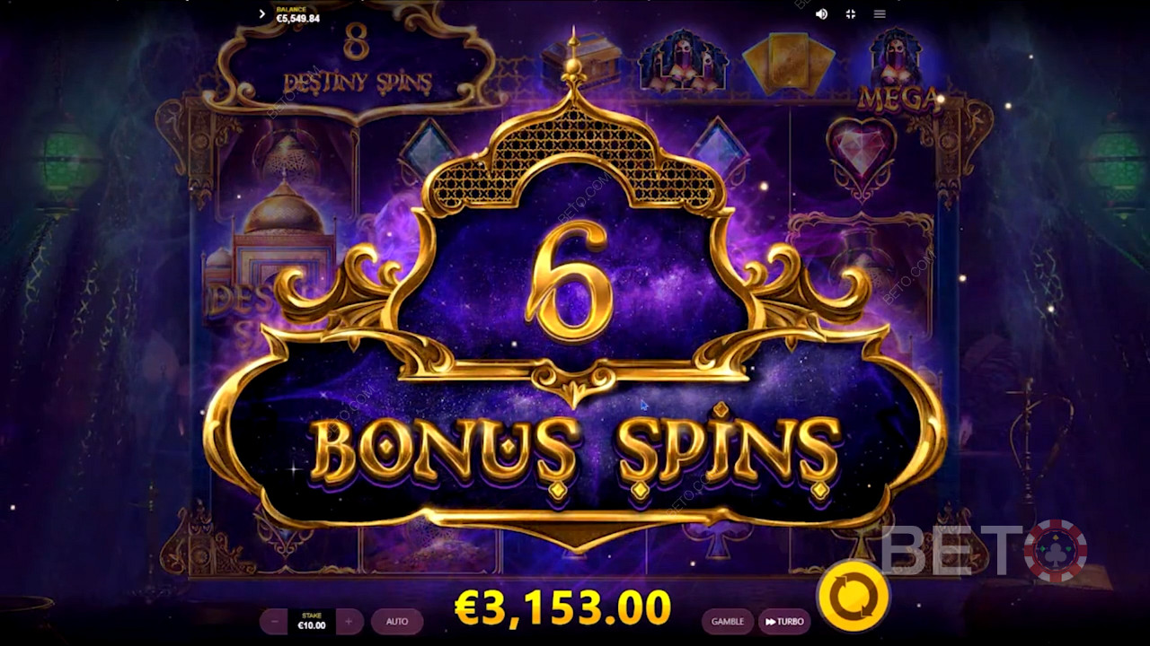 Score Free Spins in 10,001 Nights online pokie