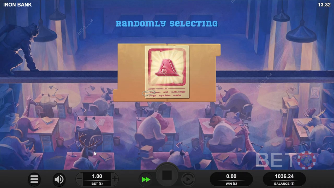 A random ripper symbol sticks around during the mystery symbol free spins