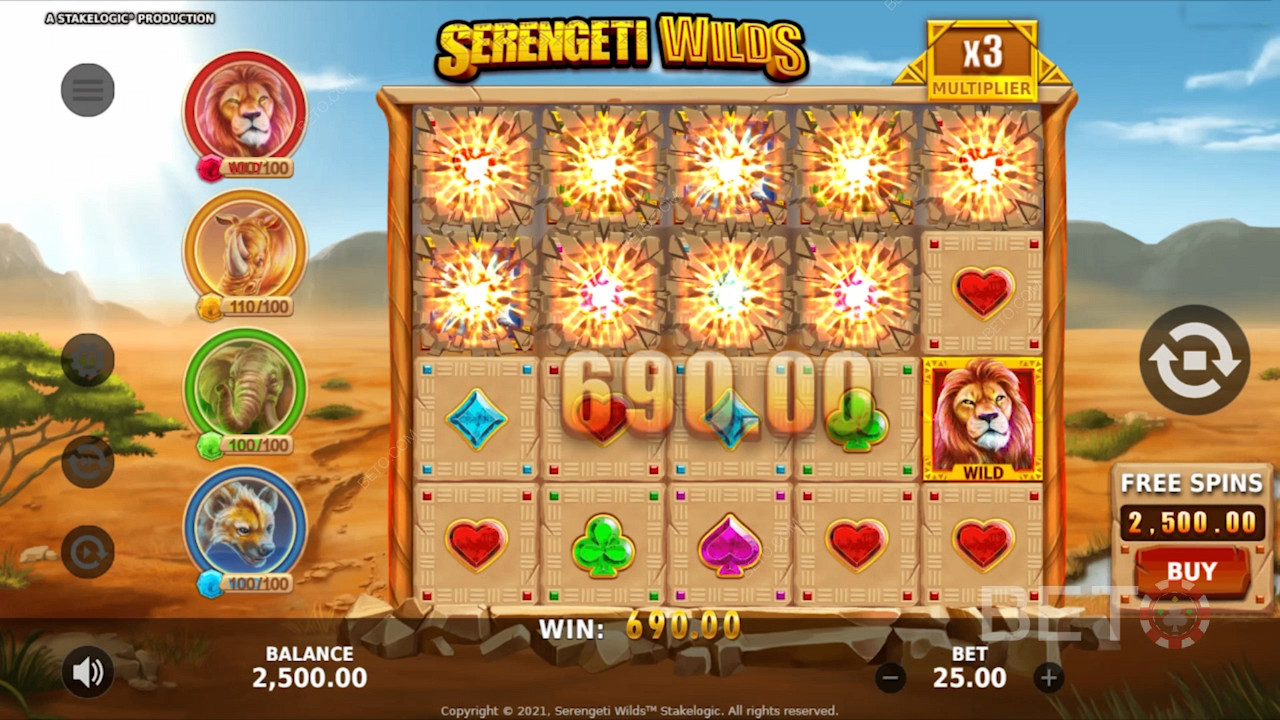 Boost your meters for Ripper Free Spins Bonanza