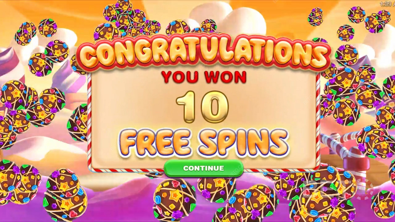 Score free spins in Candyways Bonanza Megaways pokie with 3 bonus symbols