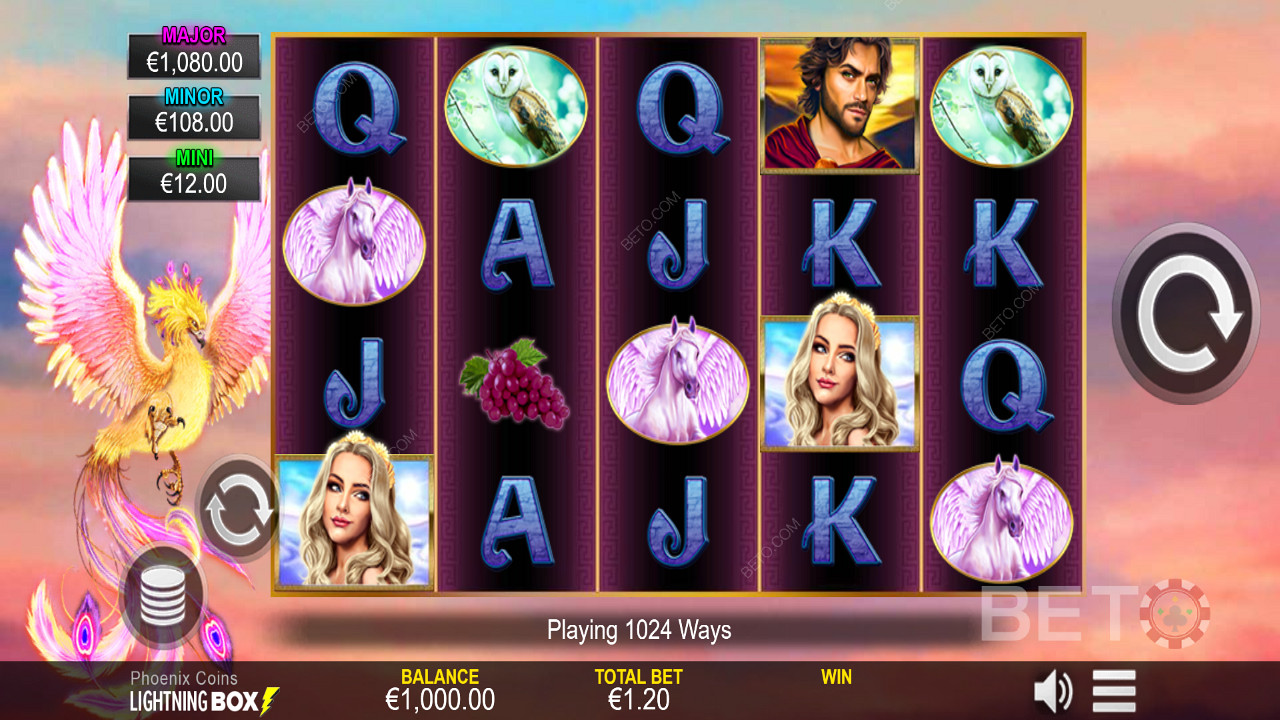 Ripper pokie layout in Phoenix Coins