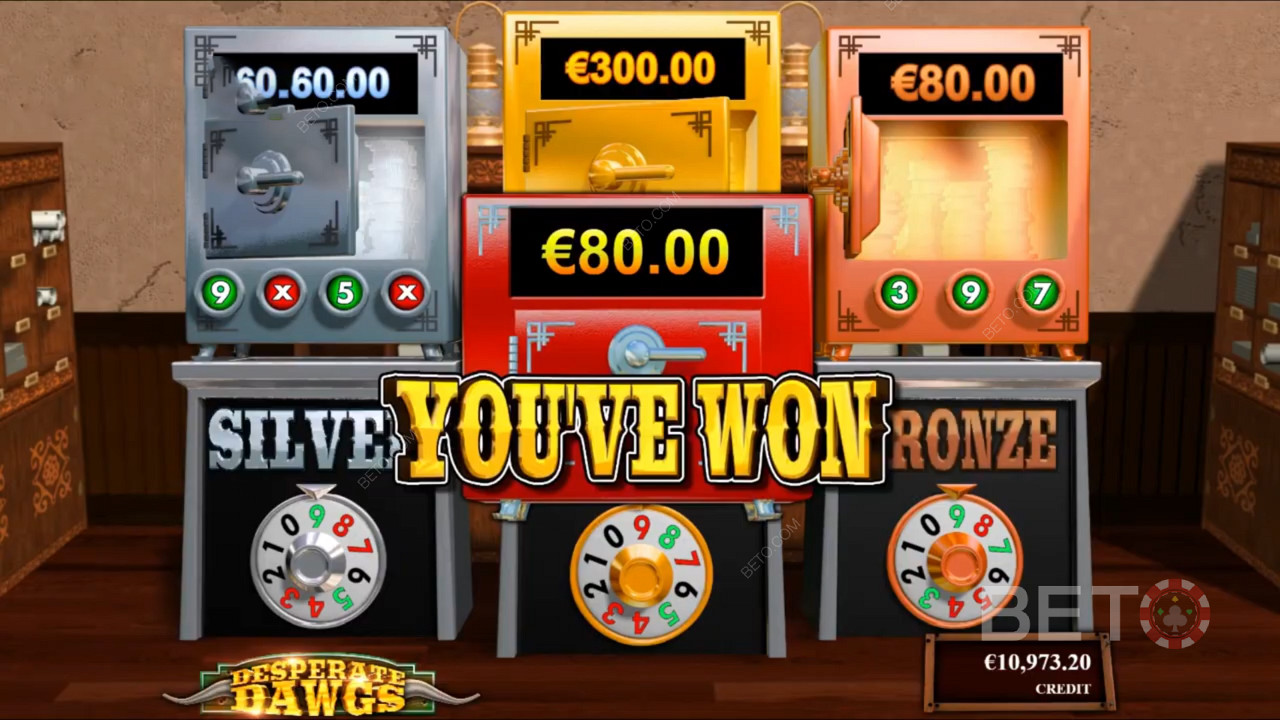 Score triple bonuses - Snag cash wins with the Bank Buster feature