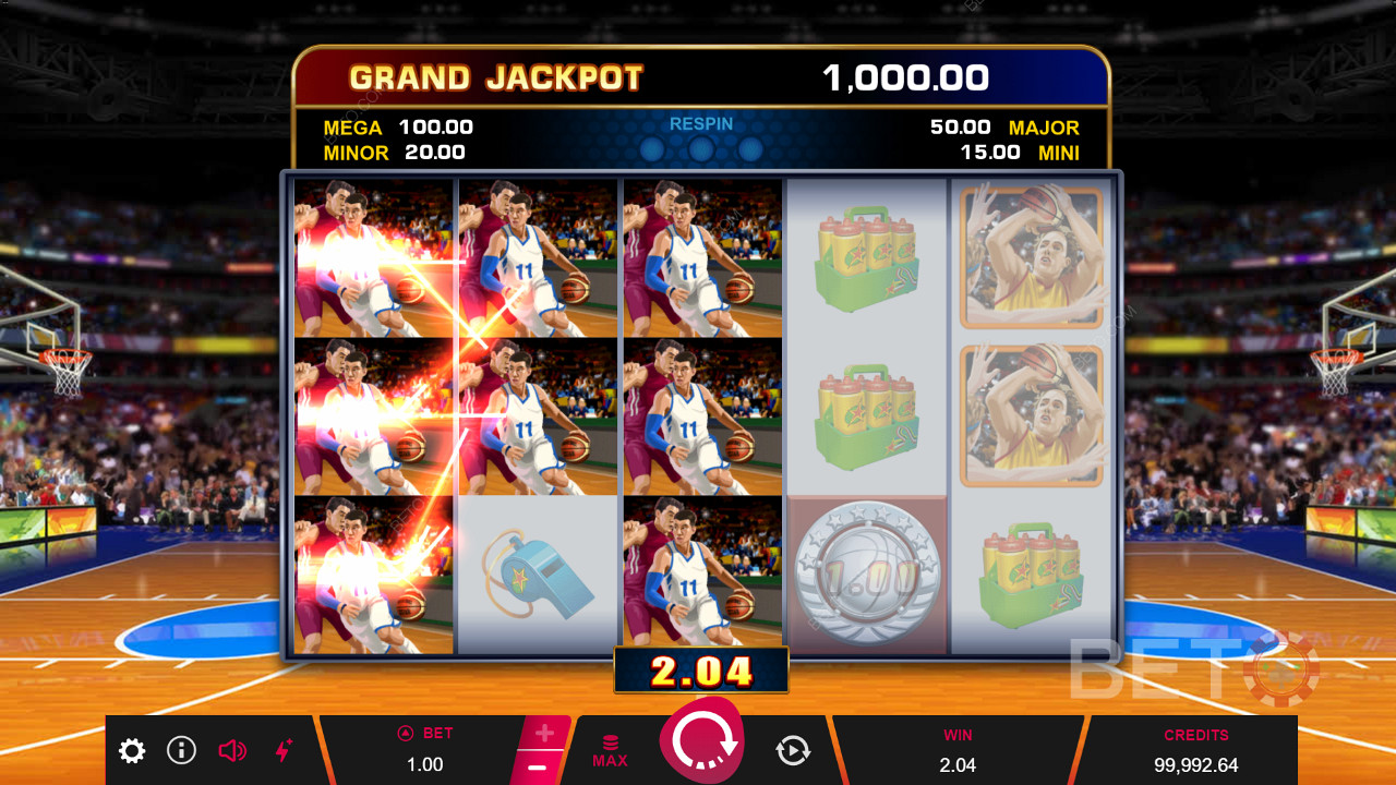 Slam dunk wins in Basketball Star On Fire
